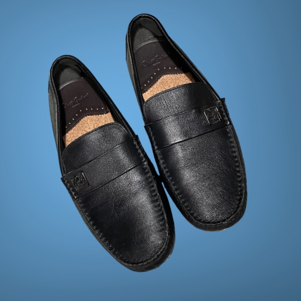 Robert Graham Grapewin RG5312S Mens Black Driving‎ Loafers, Moccasin Shoes 8